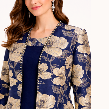 VESTIDO CON SACO MOD. 6124
