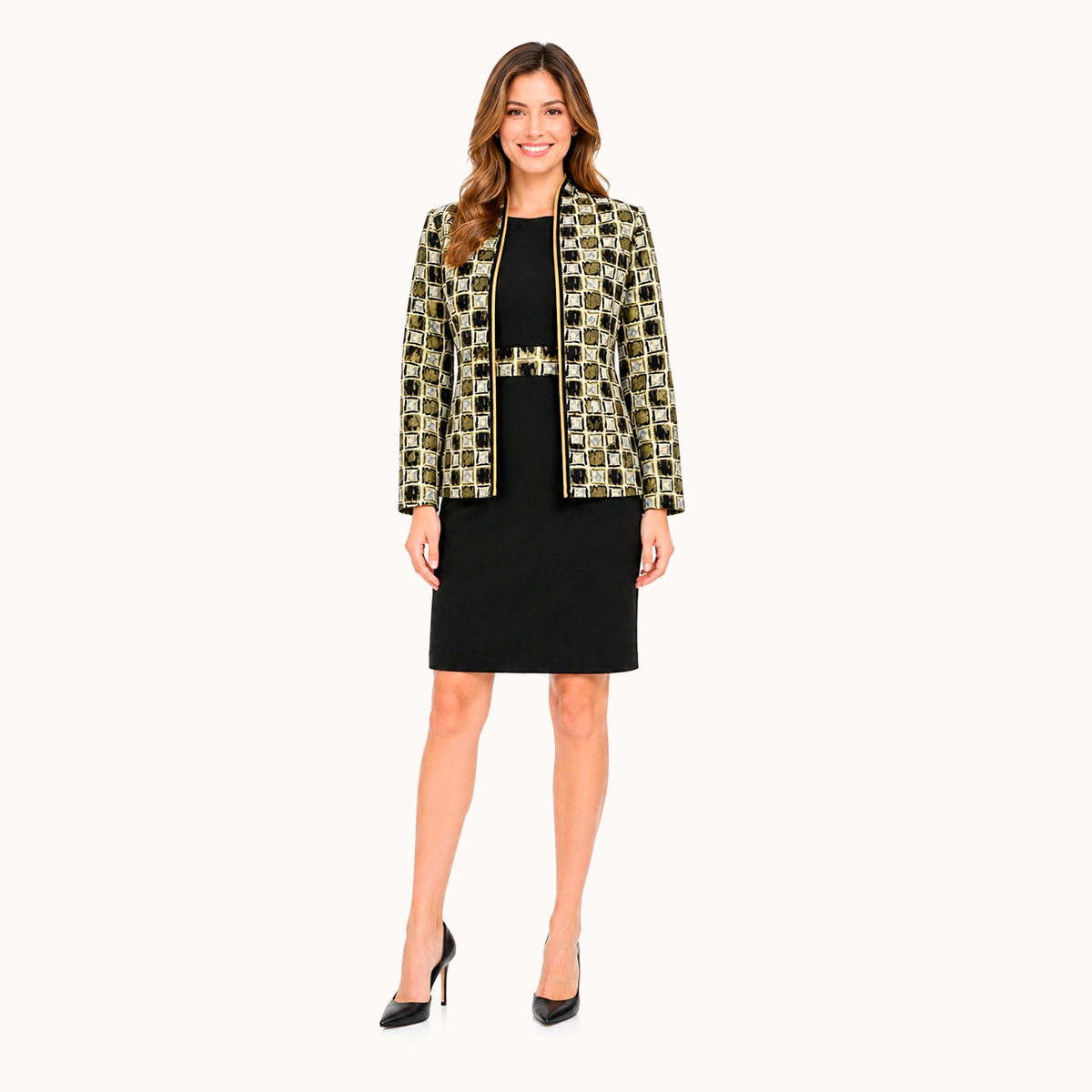 Vestido con saco Mod. 9195